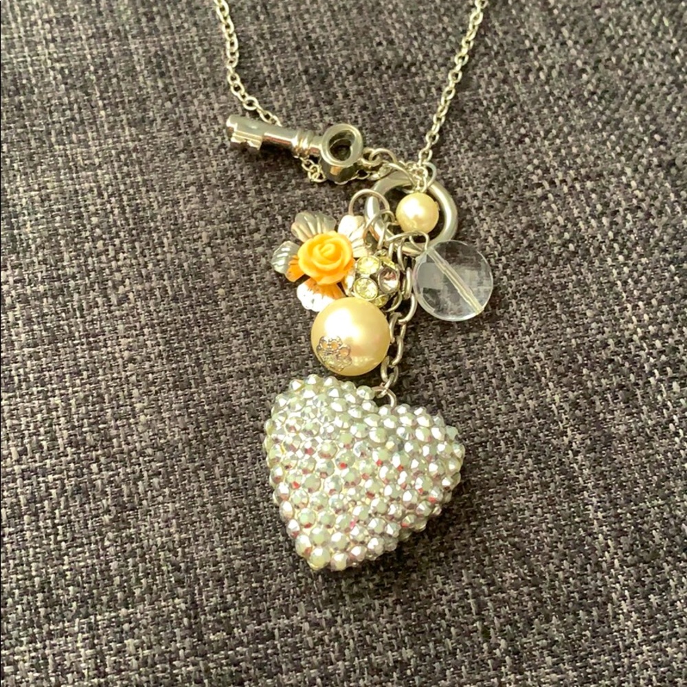 🌟BOGO Heart charm necklace